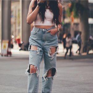 Urban Outfitters Distressed Mom Jean